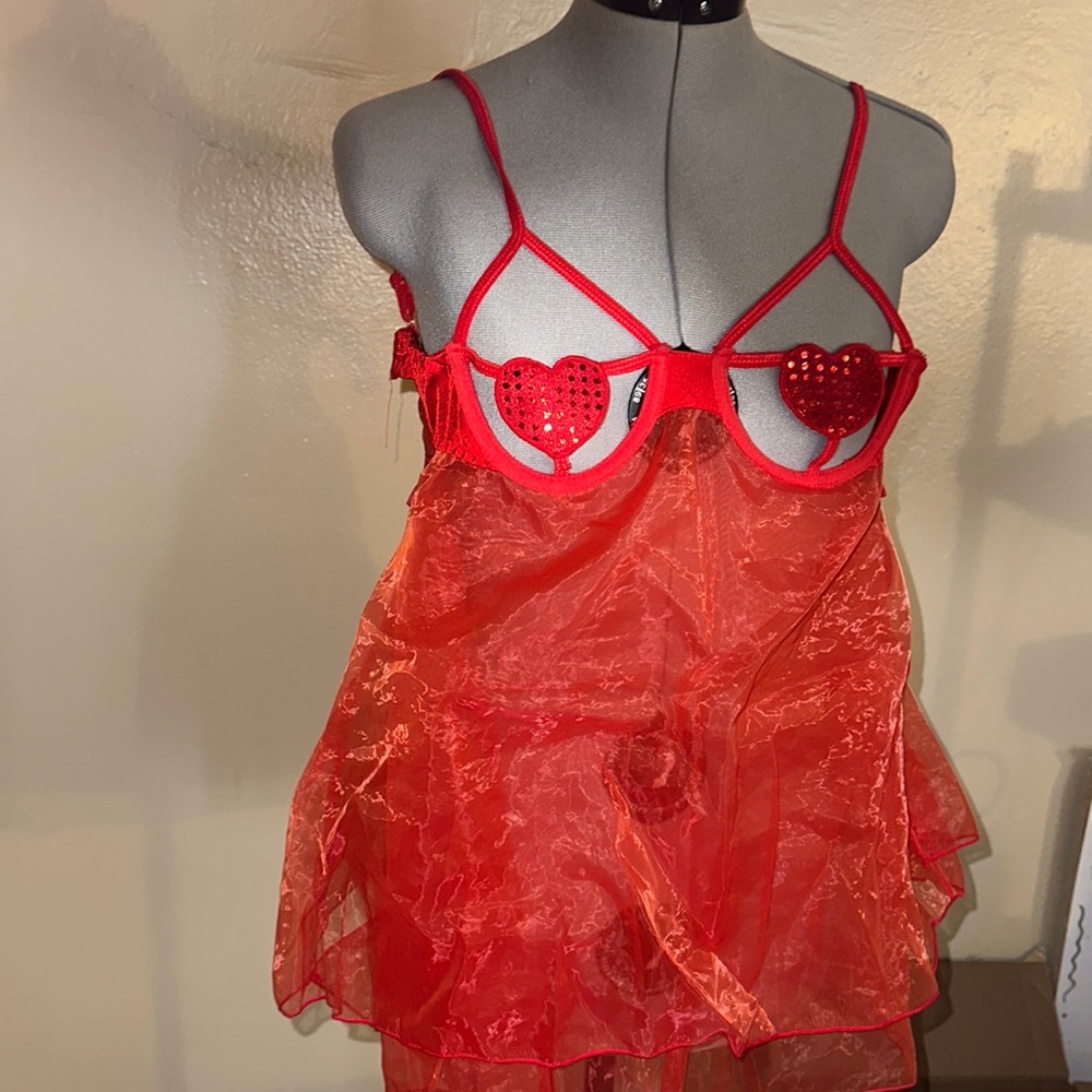 Valentine lingerie top